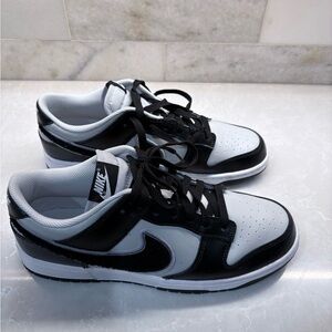 Nike Black & Light Gray Low-Top Sneakers with Black Swoosh